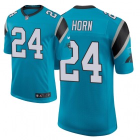 Camiseta Hombre Carolina Panthers Jaycee Horn 24 Nike Azul 2021 NFL Draft